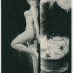 Juanita Martínez con cóctel