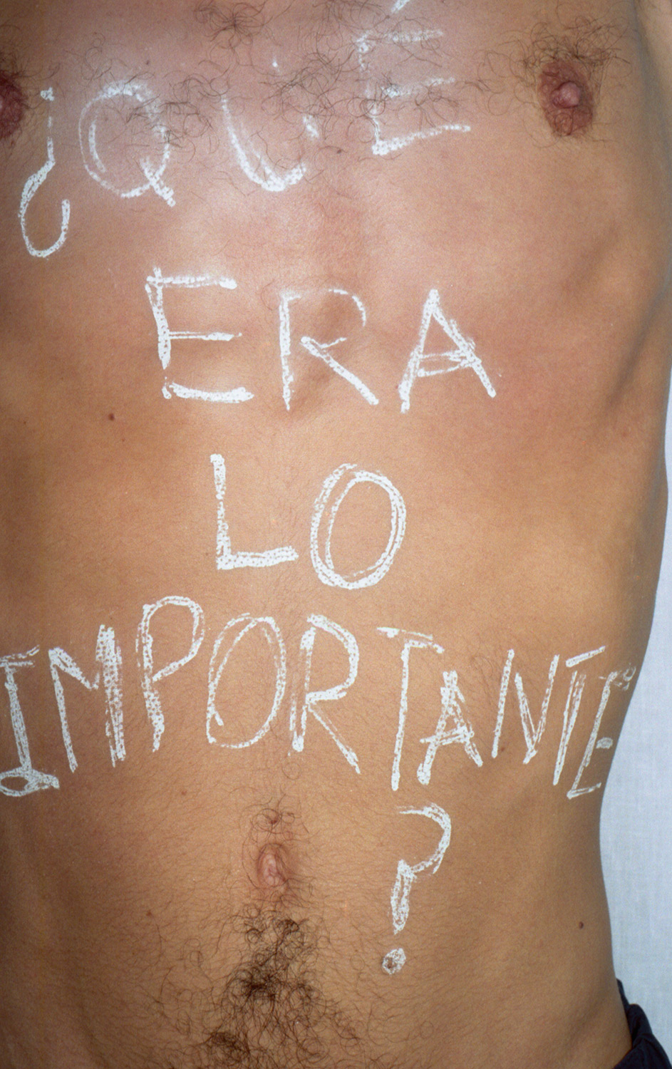 Qué era lo importante?