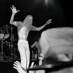 Spinetta y la policía en Estadio Obras