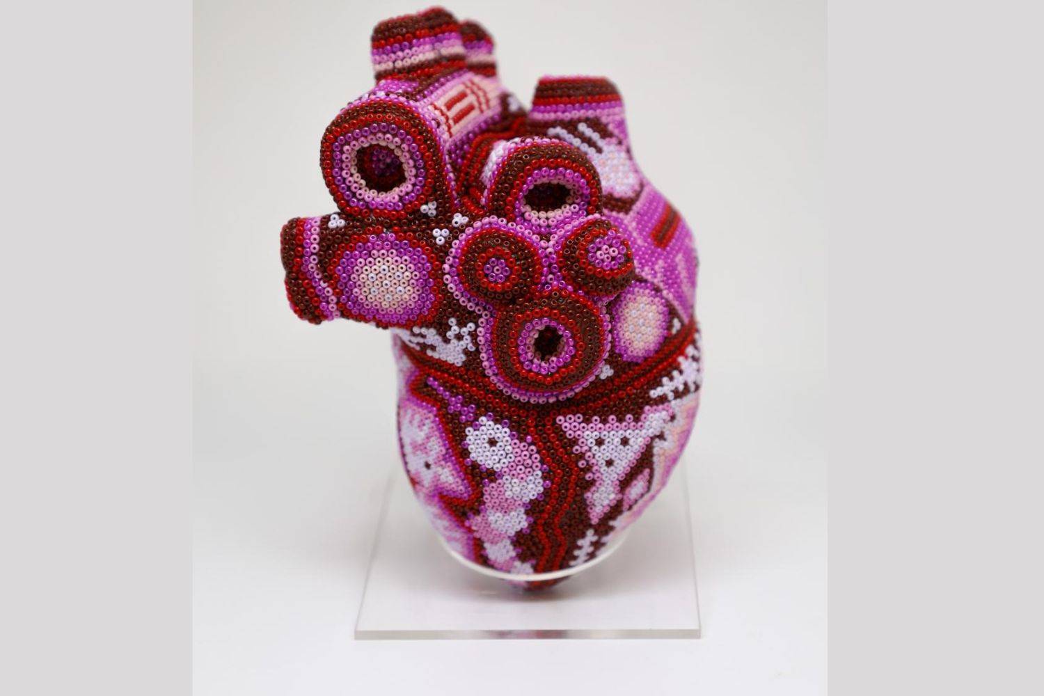 Corazón de Huichol - Rojo
