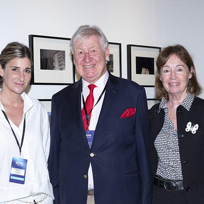 Amparo Discoli, Jean-Louis Larivière y Felisa Larivière de Blaquier en Cosmocosa