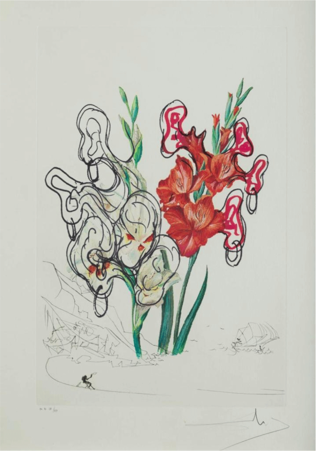 Serie flores surrealistas