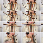 “Estudio sobre Violín para cuello 1” Serie Muybridge para sentir 