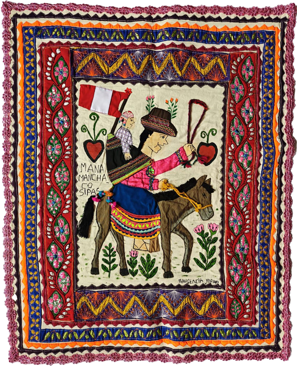 Manan manchado sipas (mujer sin miedo)