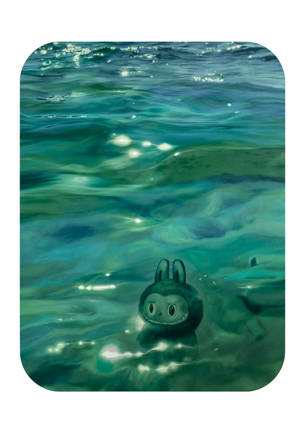 Un Labubu en el Fondo del Mar