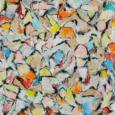 Carabana #5 96.52 x 83.82 cm / 38 x 33 inches  Oil on canvas  2024