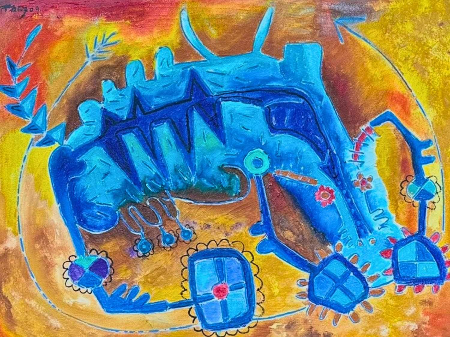 Triunfo de la bestia sobre la flecha