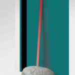 Piedra y palo sobre el plano