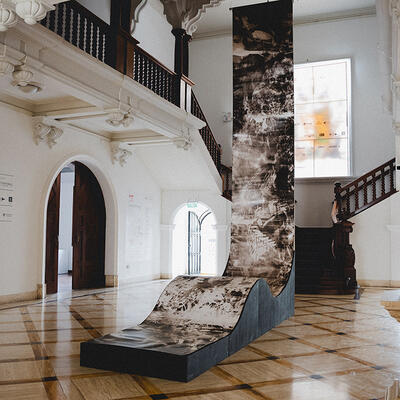 Amazogramas 2014. Serie de 3 fotogramas de 30m x 108cm.