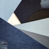 DENIM Ivonne Ferrer. 2023, Body Geometry. Denim fabric, glue and cardboard. 33 X 34 inches.1