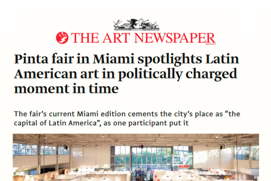 Pinta fair in Miami spotlights Latin American art in politically charged moment in time