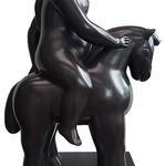 Woman on a horse