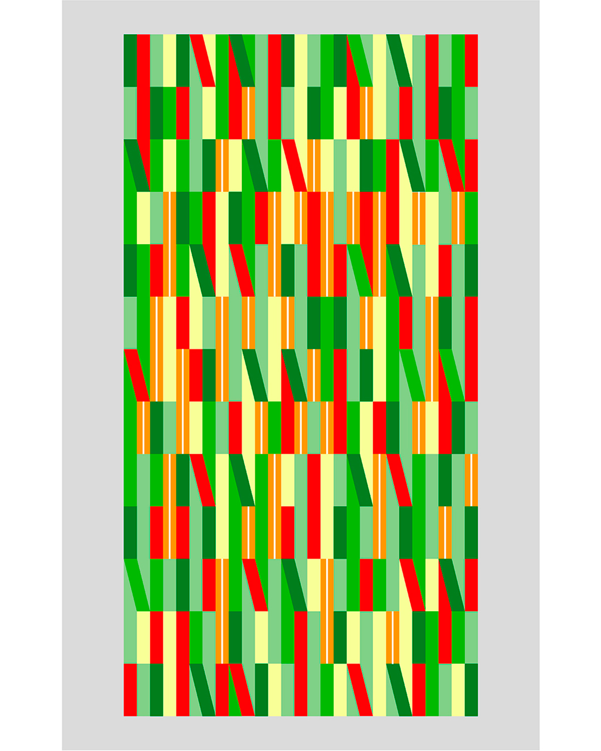 Columns fragmentation of light and color