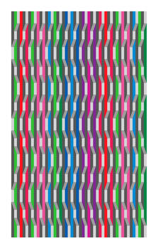 Columns fragmentation of light and color